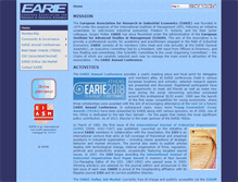Tablet Screenshot of earie.org